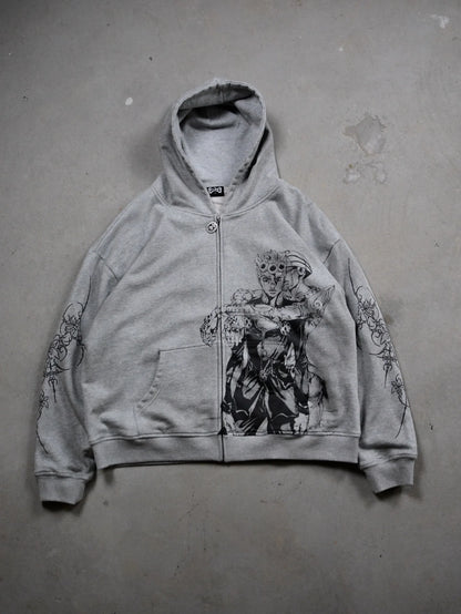 Jojo Bizarre Adventure Hoodies Women Steel Zip Anime Hoodie Harajuku Streetwear Pullover Sweatshirt Y2k Anime Men Clothin