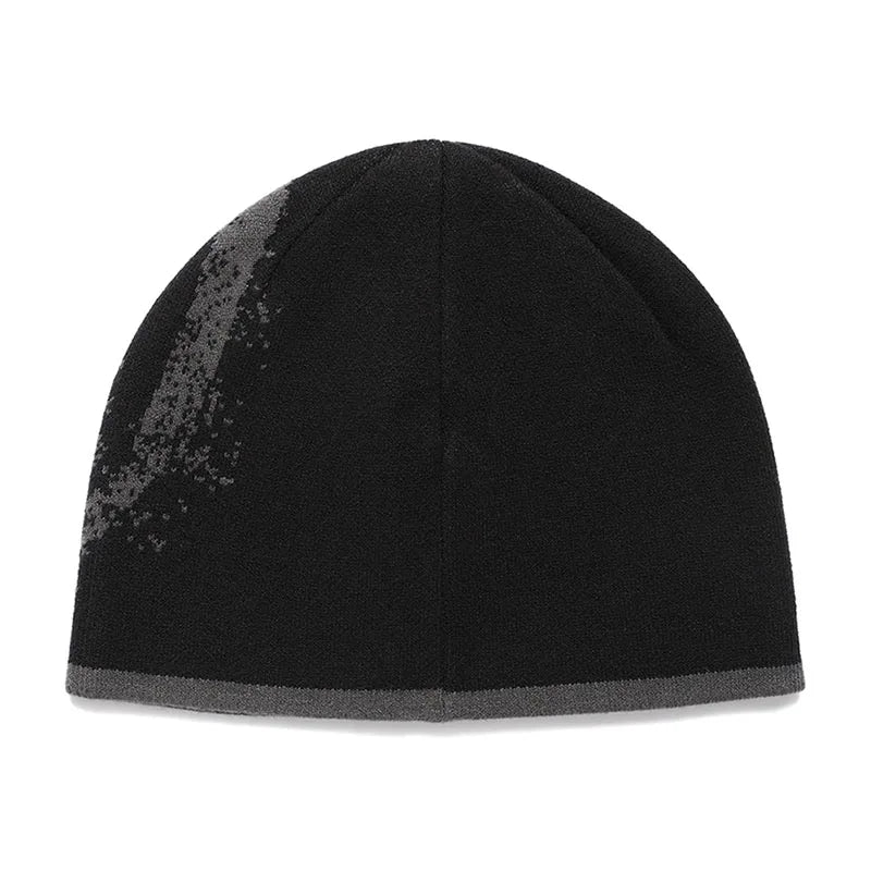Women Beanie Korean Fashion Y2k Knitted Kawaii Hip Hop Harajuku Streetwear Wool Winter Pullover Jacquard Hat Unisex Accessorie