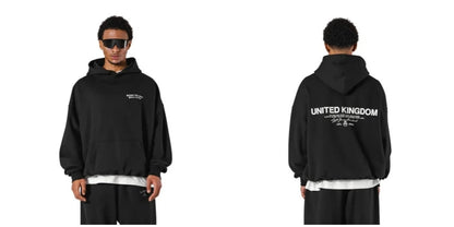 LYFT Classic Design Oversized Hoodies Men's Cotton Harajuku Sweatshirts Casual Vintage Streetwear Fleece Warm Sweaters Tops Y2K