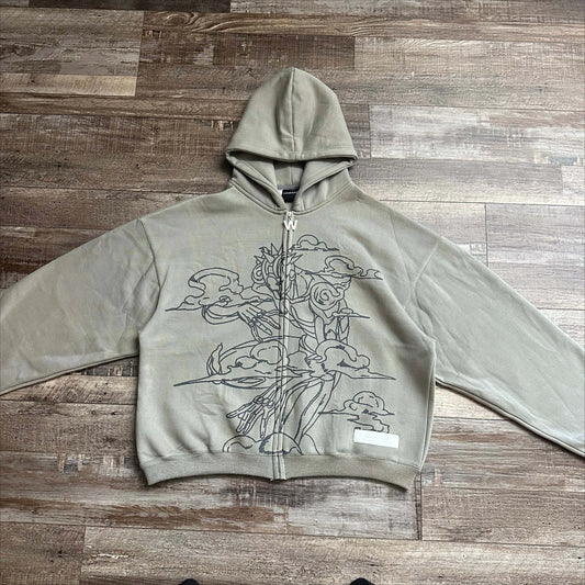 Jojo Bizarre Adventure Hoodies Women Steel Zip Anime Hoodie Harajuku Streetwear Pullover Sweatshirt Y2k Anime Men Clothin