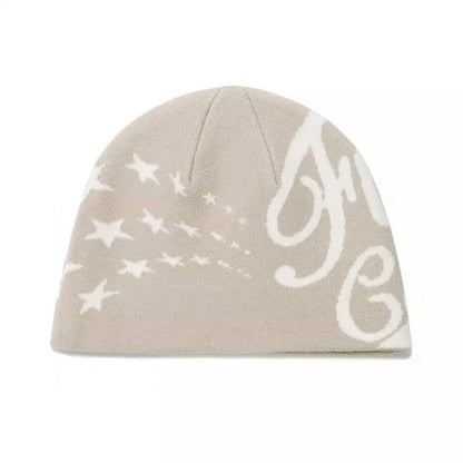 Women's Beanie Korean Wnter Knit Hip Hop Vintage Gothic Kpop Y2k Hats Streetwear Wool Caps Fashion Aesthetic Unisex Accessories