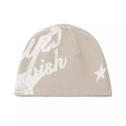 Women's Beanie Korean Wnter Knit Hip Hop Vintage Gothic Kpop Y2k Hats Streetwear Wool Caps Fashion Aesthetic Unisex Accessories